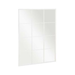 Espejo de pared Blanco Metal Cristal Ventana 90 x 120 x 2 cm Precio: 66.89000032. SKU: B1A3N3ZLFE
