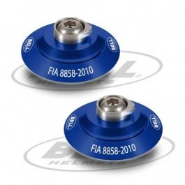 Set de clips para casco Bell HANS Azul FIA 8858-2010