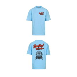 Camiseta de Manga Corta Hombre RADIKAL Bear Azul cielo XL