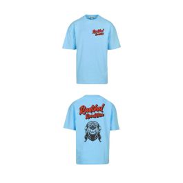 Camiseta de Manga Corta Hombre RADIKAL Bear Azul cielo XXL