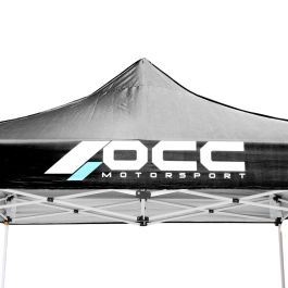 Carpa OCC Motorsport Racing Negro Poliéster 420D Oxford 3 x 3 m