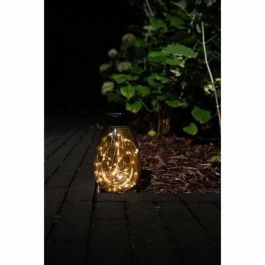 Linterna solar - GARDEN ID Bali - Ø14 H23 cm - Iluminación 6-8 horas - Colgante versátil - Batería AAA recargable.