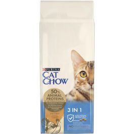 Cat Chow Pienso para Gatos 3 en 1 con Pavo e Ingredientes Naturales, 15kg Precio: 55.50000049. SKU: B1K7CJFNHT