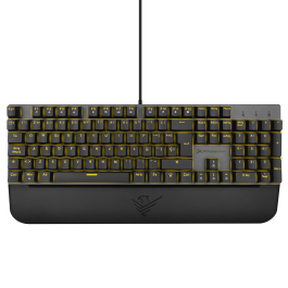 Phoenix technologies Teclado Mecánico Gaming MK1 Elite Layout Español Switches Marrones RGB Anti-Ghosting Reposamuñecas Magnético Gris/Negro