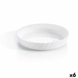 Fuente de Cocina Luminarc Trianon Ovalado Blanco Vidrio (Ø 26 cm) (6 Unidades) Precio: 39.58999968. SKU: S2709457