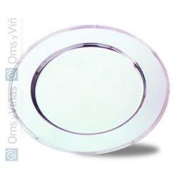 Plato Madrid Plateado para Presentación, Diámetro 29 cm, Apto Lavavajillas y Microondas: No, Orfebrería Precio: 39.204. SKU: B19YAENLPH