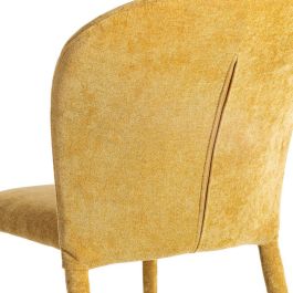 Silla Apilable Mostaza Tejido Salón 50 X 61 X 82 cm