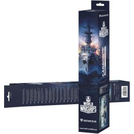 Genesis Alfombrilla de Ratón CARBON 500 "WOWS ARMADA" XXL (900mm x 450mm) para Gaming