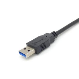 EQUIP Cable USB-A 3.2 a USB-C 128344, St/St, 2.00m, 3A/20V, Negro