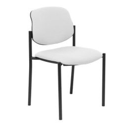 Silla Piqueras Y Crespo Villalgordo Confidente Chasis Negro Asiento Y Respaldo Tapizados Bali Blanco Precio: 109.50000028. SKU: S5704124