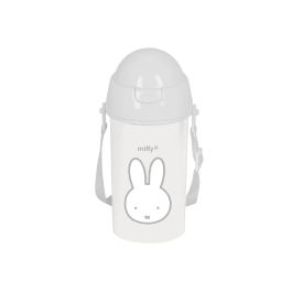 Botella con Tapa y Pajita Miffy Niebla Gris PVC 500 ml Precio: 5.50000055. SKU: B1FEH59LDC