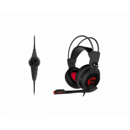 MSI DS502 Auriculares Diadema Negro, Rojo