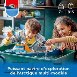 LEGO CITY 60368 The Arctic Exploration Ship, gran juguete de bote flotante, regalo para niños LEGO CITY 60368 The Arctic Exploration Ship, gran juguete de bote flotante, regalo para niños