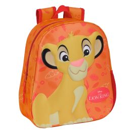 Mochila Infantil 3D The Lion King Naranja 27 x 33 x 10 cm