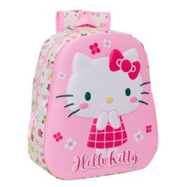 Mochila Infantil 3D Hello Kitty Verde Rosa 27 x 33 x 10 cm Precio: 14.95000012. SKU: B15QYCK9KX