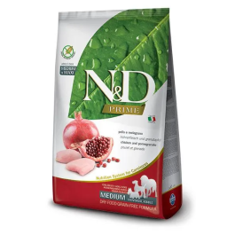 Farmina N&D Dog Prime Medium Maxi - Alimento para perros adultos de raza mediana y grande, receta pollo y granada, 12 kg Precio: 79.948. SKU: B1GV9R6G45