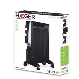 Calefactor Haeger Top Mica Black 1500 W