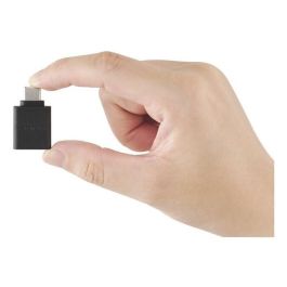 Kensington CA1010 Adaptador USB-C a USB-A M/F para Conectar Dispositivos Antiguos a Nuevos, Datos 5Gbps y Carga Rápida 3A