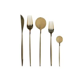 DKD Home Decor Set de 20 Piezas de Cubertería Dorado | Acero Inoxidable, Apto para Lavavajillas, Colección Chic Básicos Precio: 37.50000056. SKU: B16H54H6JA