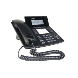 AGFEO ST 53 SENSORfon Teléfono Inteligente Terminal con Cable Negro, 5000 Entradas, PoE, 82x32 mm Pantalla