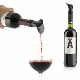 Pack Sacacorchos Eléctrico para Botellas de Vino y Tapón Dispensador Aireador de Vino 2 en 1 InnovaGoods