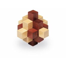 Cayro Diamond Rompecabezas Tridimensional de Madera FSC 10x10 cm para Desarrollar la Lógica y Habilidad en Niños y Niñas a partir de 6 años