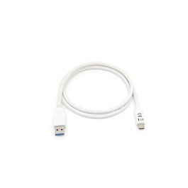 EQUIP USB-A 3.2 a USB-C St/St 2.00m 3A/20V Cable blanco