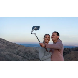 Insta360 Flow 2 Estabilizador para Smartphone, Seguimiento Panorámico de 360°, Blanco - Paquete Estándar