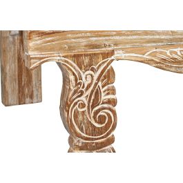 DKD Home Decor Mesa Centro Indonesia 1c24 Blanco 70 x 45 x 200 cm