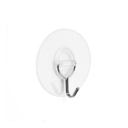 Inofix Colgador adherente reutilizable con gancho móvil transparente Stick & Go 1292-0