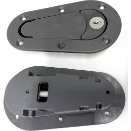 Occ Motorsport Cierre Capot Aero Llave Negro Aluminio Competición OCCRC007