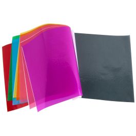 Bloc Trabajos Manuales Liderpapel Celofan 240x315 mm 10 Hojas Colores Surtidos 10 unidades