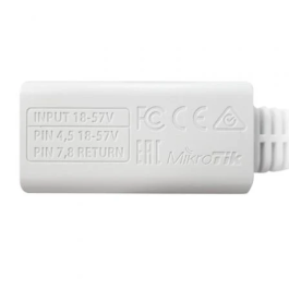 Mikrotik RBGPOE Adaptador Inyector PoE Gigabit LAN para RouterBOARD 18-57V