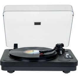 Thomson TT650BT Reproductor Tocadiscos para Discos de Vinilo con Bluetooth, Grabación USB, 2 Altavoces Integrados, Negro