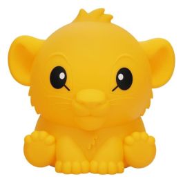 Paladone Disney El Rey León Simba Lámpara Squishy Glo de Silicona Recargable USB 15cm con 2 Modos Luz