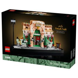 LEGO 10362 Cafetería Francesa: Decoración de Estantería Parisina Set para Adultos