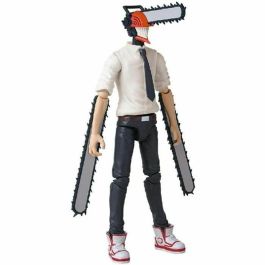 Bandai 37026 Anime Heroes: Figura de Acción Coleccionable Chainsaw Man 17 cm Articulada y Detallada con Motosierras