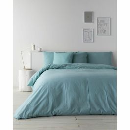 Funda Nórdica Naturals LINO BLANCO Verde 143 x 200 cm Funda Nórdica Naturals LINO BLANCO Verde 143 x 200 cm