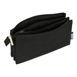 Safta Bolsa para lápices triple negra 22x12x3cm, 300D Poliéster, ideal para niños +3 años Precio: 5.68999959. SKU: S4306164