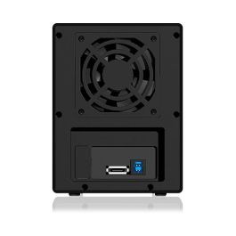 ICY BOX Carcasa Externa para 4 Discos Duros de 3.5" SATA con USB 3.0 y eSATA, Función JBOD, Color Negro