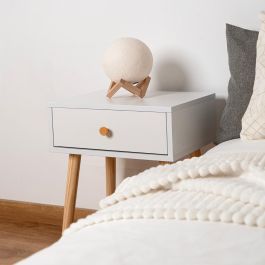 Vinthera Moa Mesilla Madera Melamina y Patas de Pino 40x30x50 cm