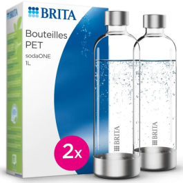 Brita BRI4006387113728 Pack de 2 Botellas PET sodaONE - 1L Precio: 34.78999986. SKU: B1ENNFY2L7