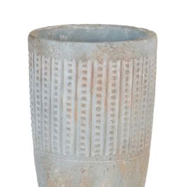 Macetero Cemento Decoración 15,50 X 15,50 X 25,50 cm