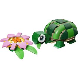 Lego Juego de Construccion Tortuga Con Flor De Nenúfar Creator 6+ Años