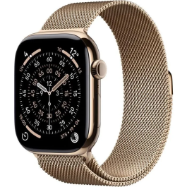 Apple MFD74ZRA Watch Series 11 GPS + Cellular - 46 mm - Caja Titanio Dorado - Correa Milanese Loop Dorada S/M Precio: 1050.58999958. SKU: B1H2RKHP29