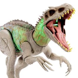 Mattel Figura Dinosaurio Jurassic World Rex Indominus Camuflaje y Devora 53 cm con Sonidos