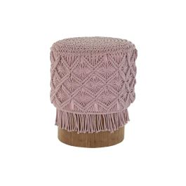 Reposapies Boho DKD Home Decor Rosa Palo Marron 43 x 51 x 43 cm Precio: 51.94999964. SKU: B1JBMP83ED