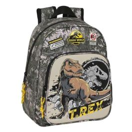 Mochila Escolar Jurassic World Warning Gris 27 x 33 x 10 cm