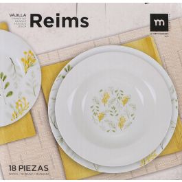 La Mediterranea Vajilla Redonda 18 piezas Reims (2 Unidades)