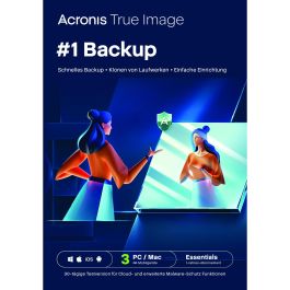 Acronis True Image Essentials - 3 Computers - 1 year subscription - ESD-DownloadESD Precio: 75.49999974. SKU: B1GFBQGRJP